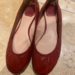 Dior red flats